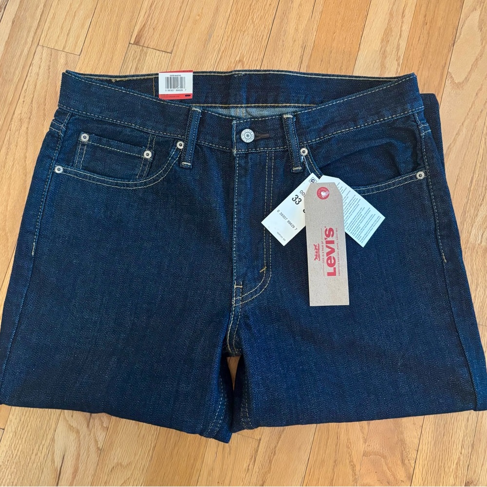 Levi's Blue Straight Jeans High-Quality Denim